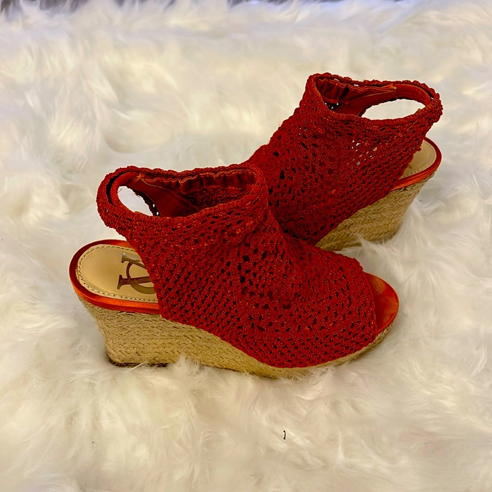 Vi-Minerva Orange Delight Stretch Crochet Sandals